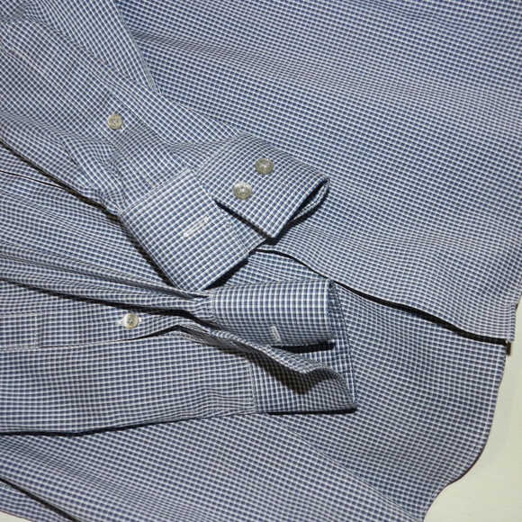 Van Heusen Flex Dress Shirt Ultra Wrinkle Free Regular Fit - Picture 7 of 8